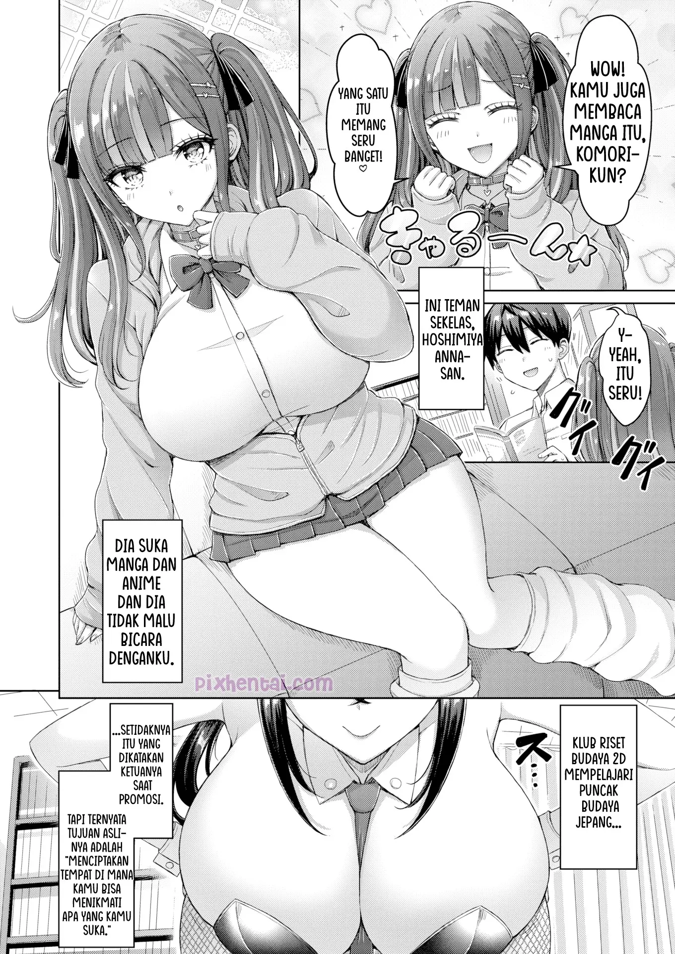 Komik hentai xxx manga sex bokep Tenkou saki ga moto joshi kou de mainichi haaremu sugiru ken 2